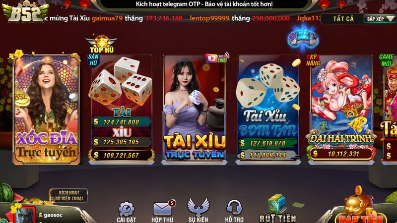 Đôi nét nổi bật về Cổng Game B52Club